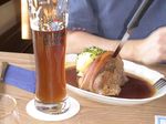 Jarret de porc et Dunkel Weiss Bier